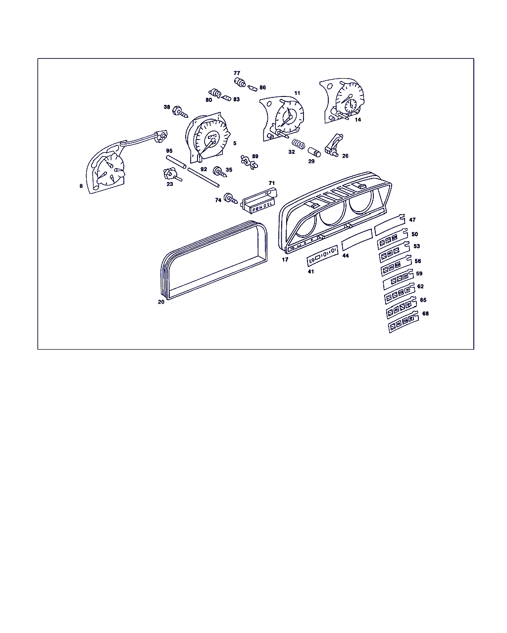 Mercedes-Benz A 002 542 64 16 - Комбинированный инструмент parts5.com