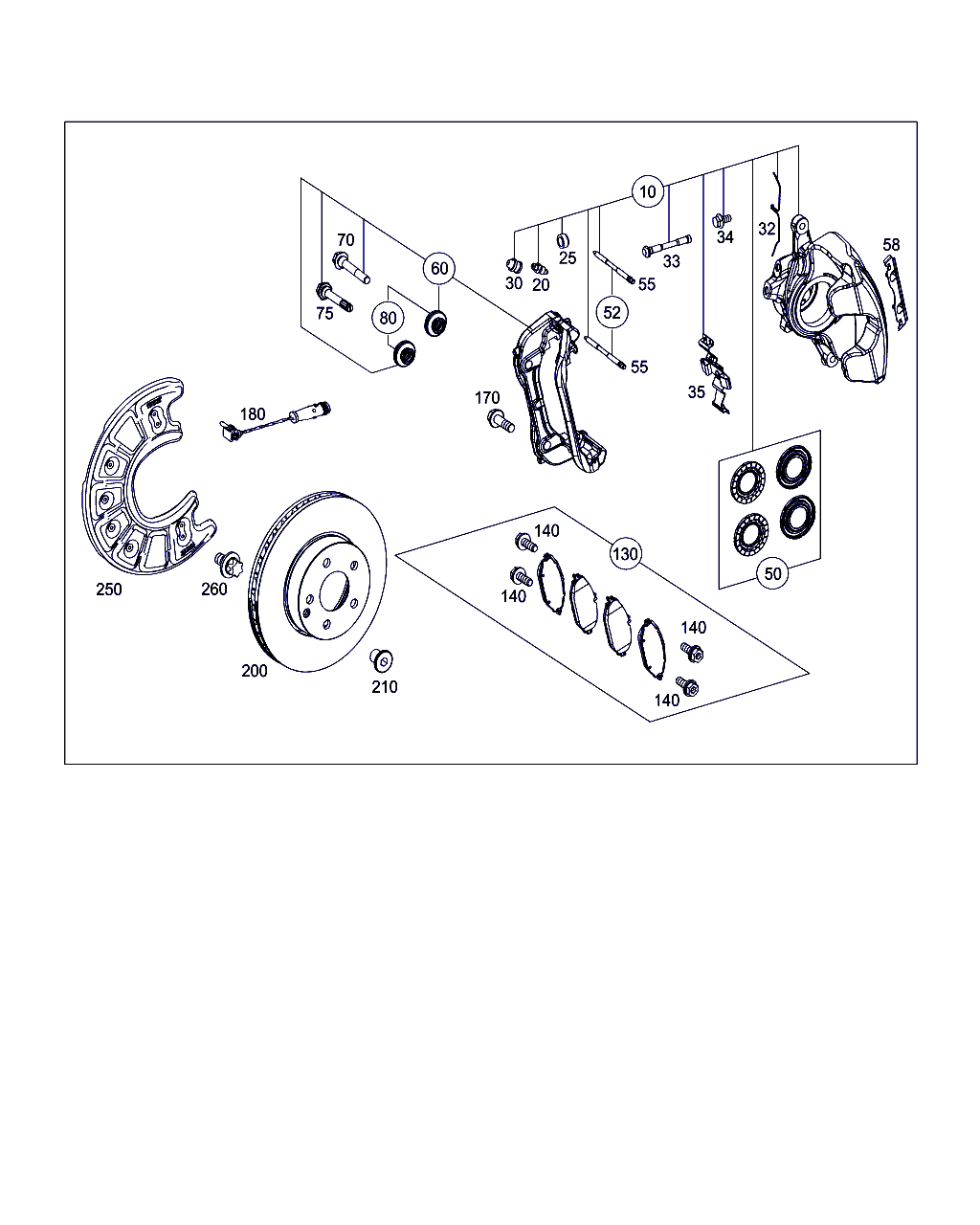 Mercedes-Benz A 171 540 06 17 - Сигнализатор, износ тормозных колодок parts5.com