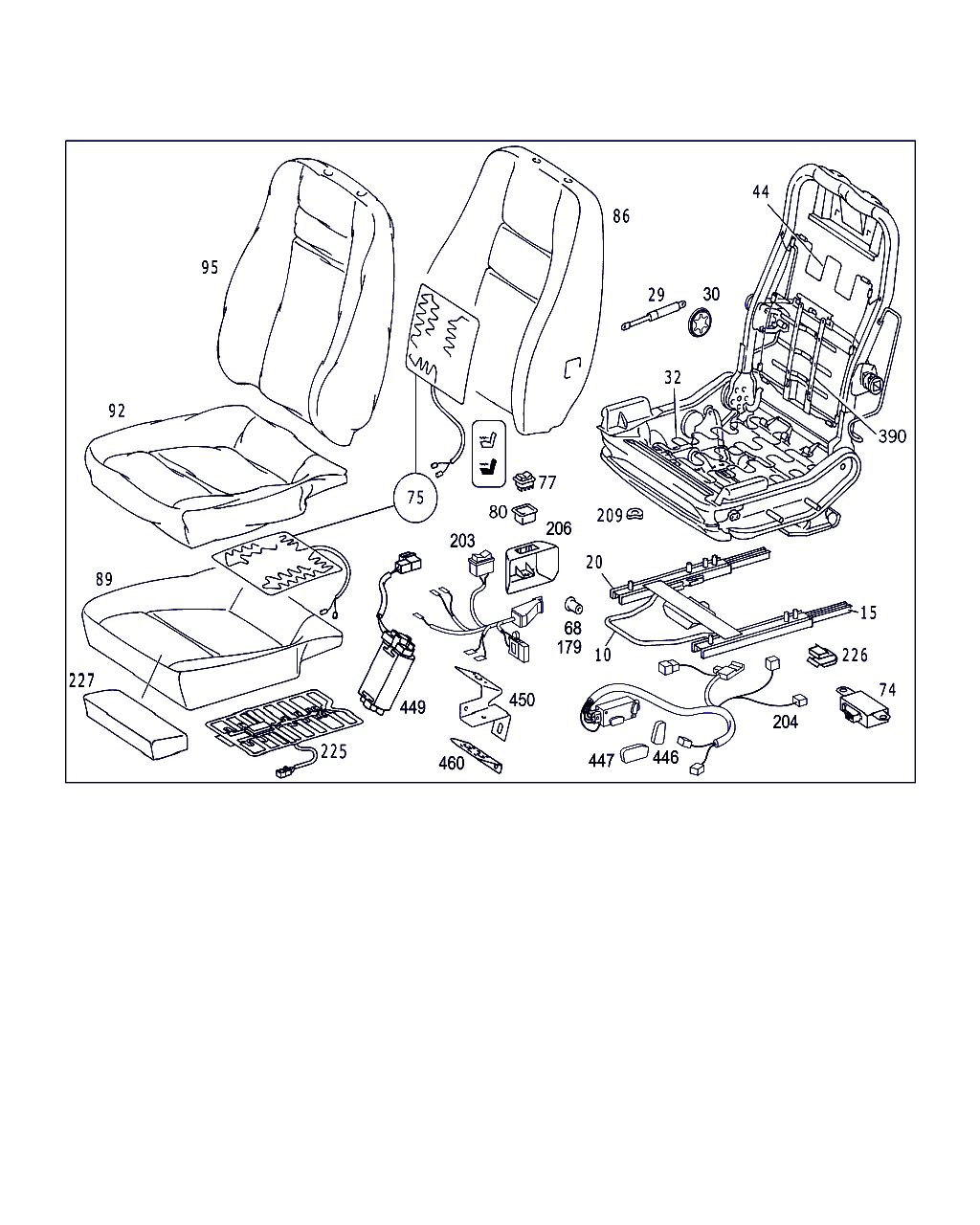 Mercedes-Benz A 000 919 87 45 - Газовая пружина, регулировка сиденья parts5.com