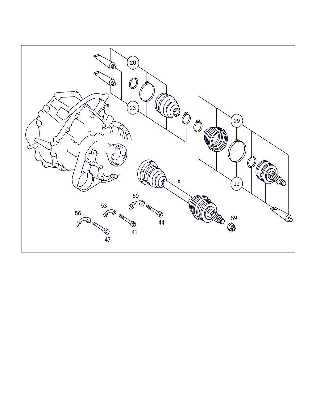 Mercedes-Benz A 000 330 19 85 - Пыльник, приводной вал parts5.com