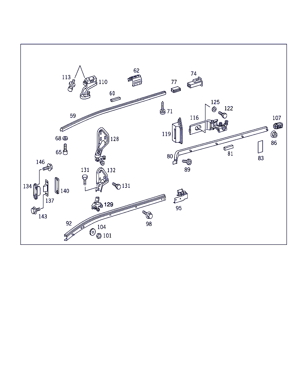 Mercedes-Benz A 901 766 01 61 - Дверной шарнир parts5.com