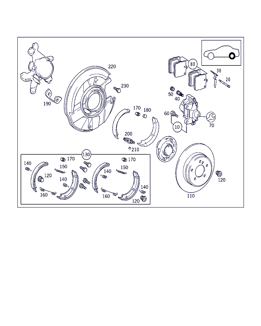 Mercedes-Benz A 002 420 71 20 - Тормозные колодки, дисковые, комплект parts5.com