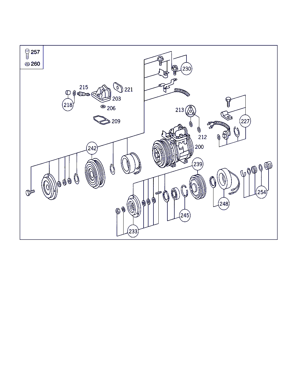 Mercedes-Benz A 000 230 00 11 - Компрессор кондиционера parts5.com