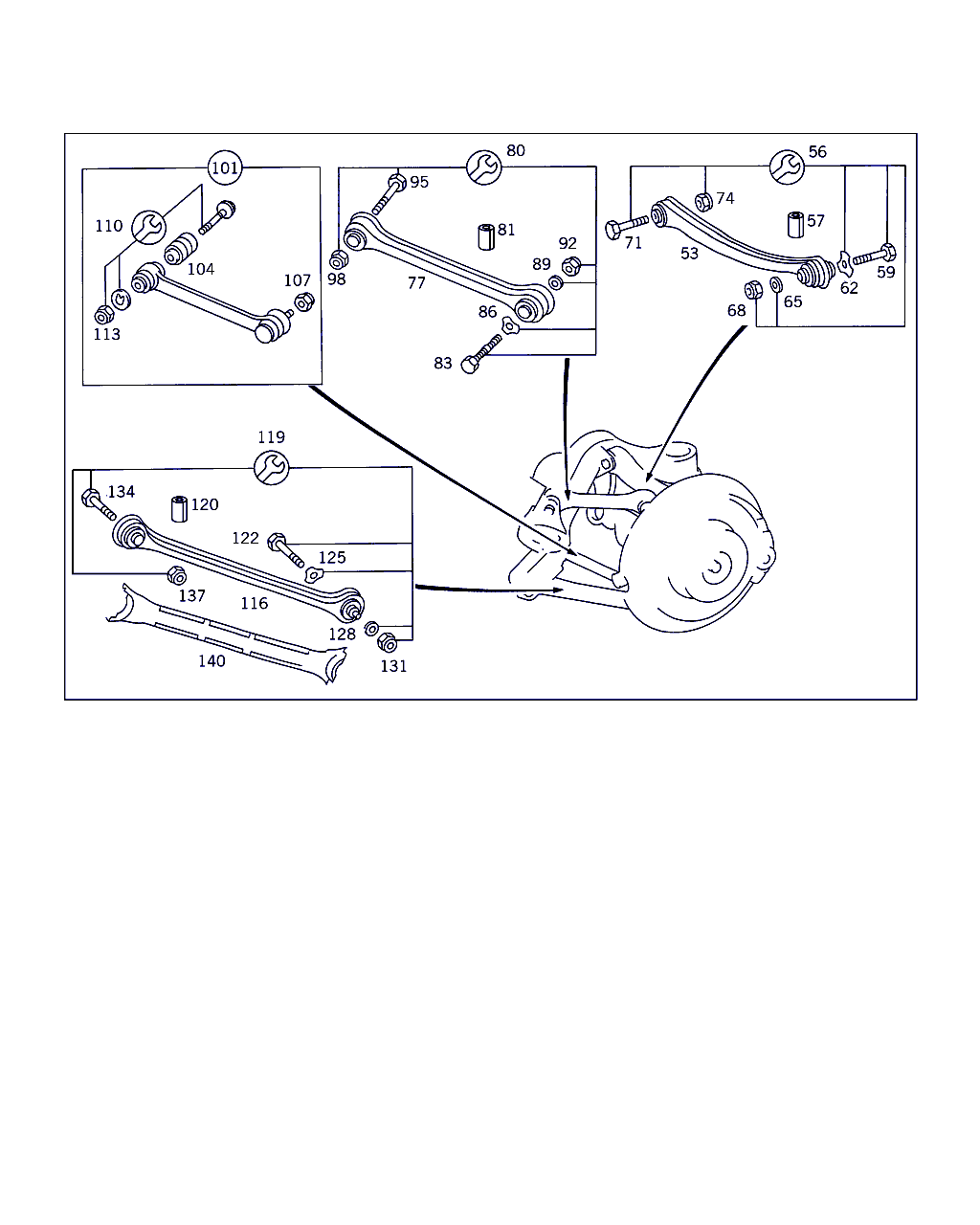 Mercedes-Benz A 201 350 56 06 - Рычаг подвески колеса parts5.com