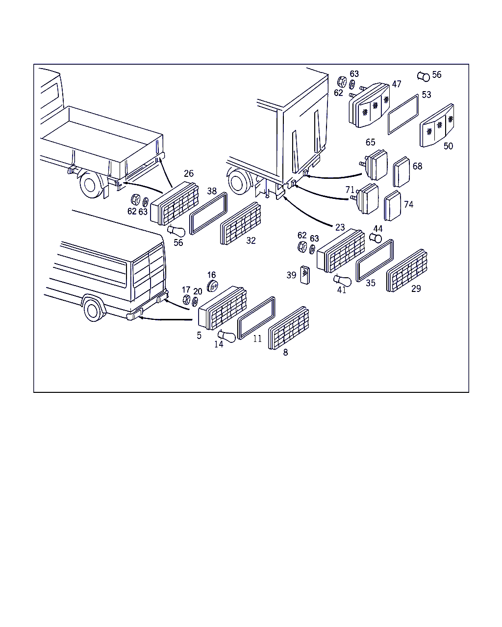 Mercedes-Benz A 003 544 56 03 - Задний фонарь parts5.com