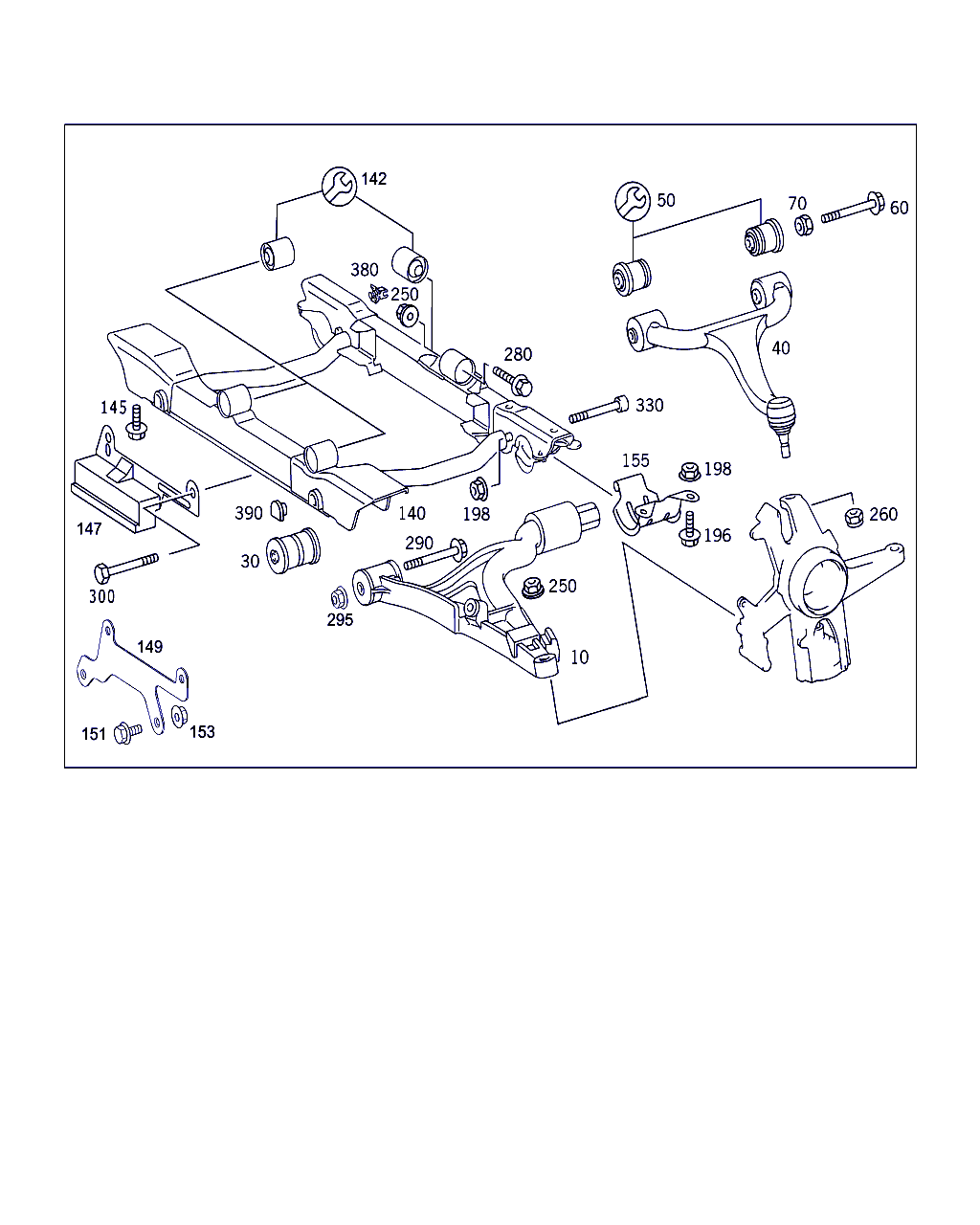 Mercedes-Benz A 163 330 01 75 - Сайлентблок, рычаг подвески колеса parts5.com