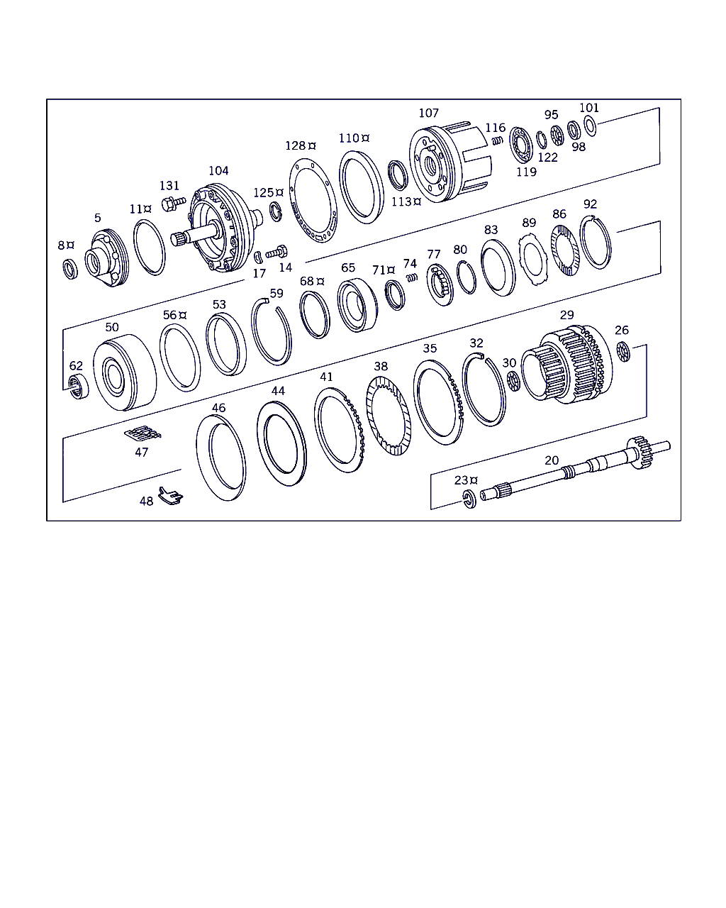 Mercedes-Benz A 126 272 06 25 - Ламели, автоматическая коробка передач parts5.com