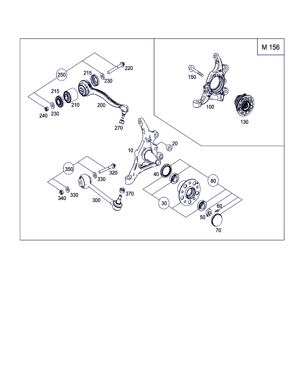 Mercedes-Benz A 204 330 67 11 - Рычаг подвески колеса parts5.com