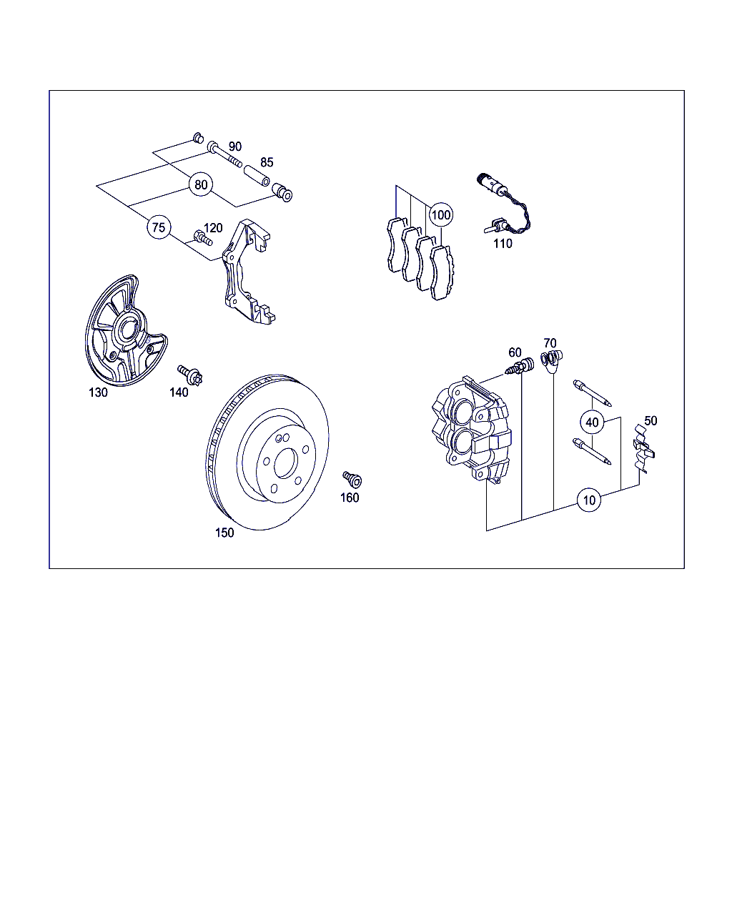 Mercedes-Benz A 211 420 01 44 - Отражатель, защита, тормозной диск parts5.com