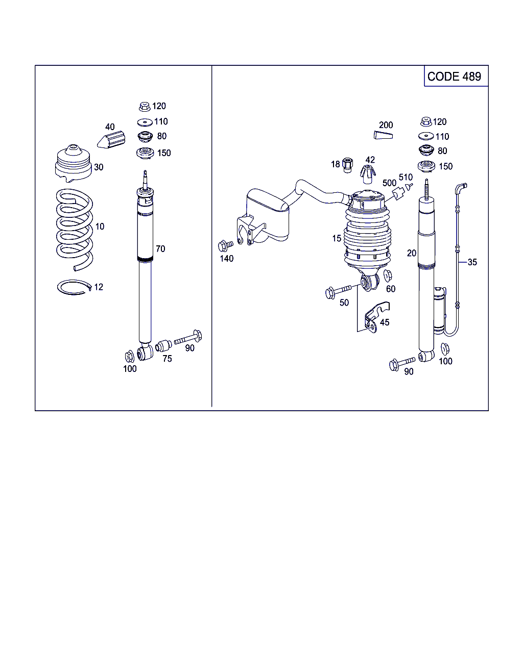 Mercedes-Benz A 211 326 03 00 - Амортизатор parts5.com