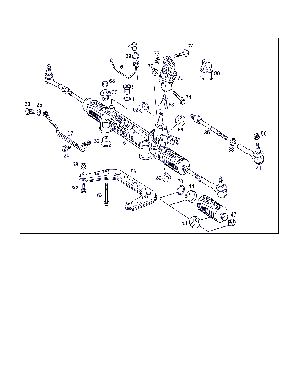 Mercedes-Benz A 210 338 05 15 - Наконечник рулевой тяги, шарнир parts5.com