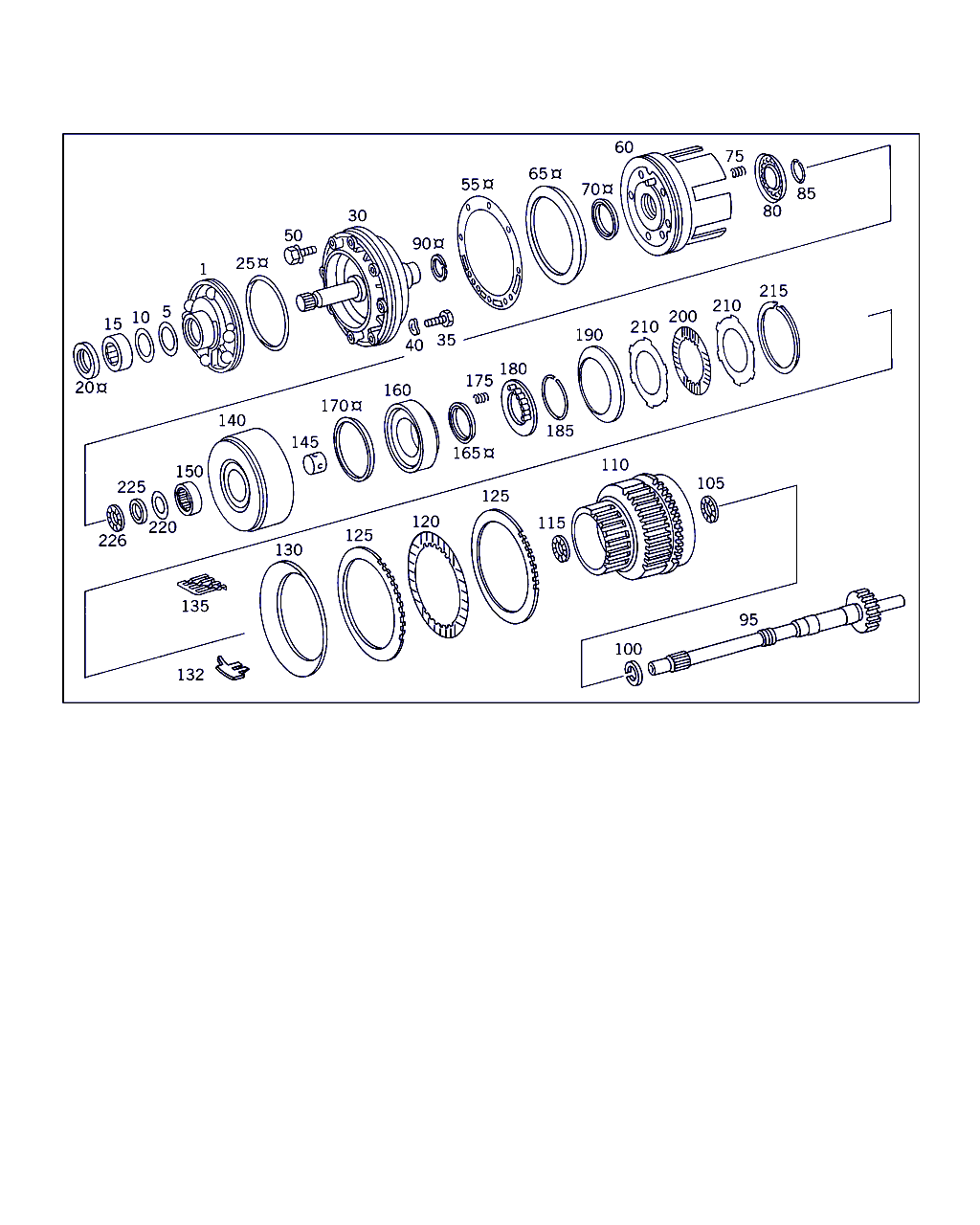 Mercedes-Benz A 123 272 02 25 - Комплект ламелей, автоматическая коробка передач parts5.com