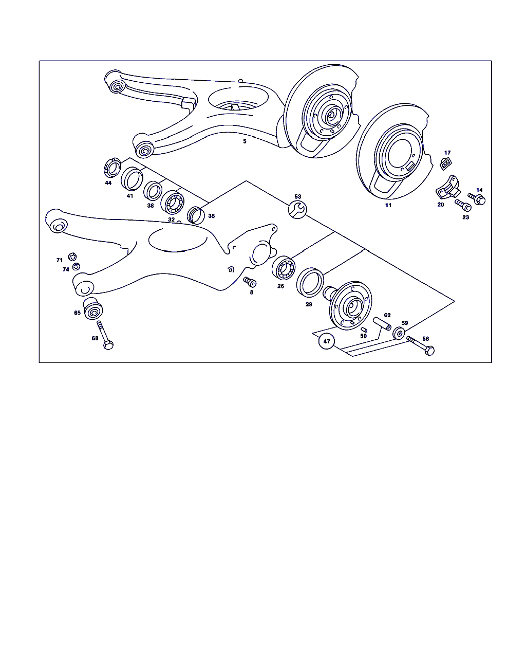 Mercedes-Benz A 000 980 42 02 - Wheel hub, bearing Kit parts5.com