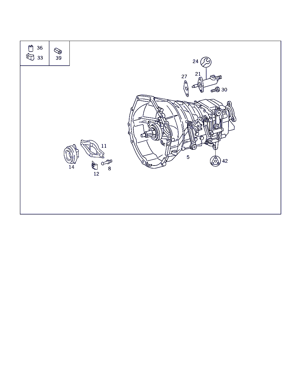 Mercedes-Benz A 126 260 51 01 - Комплект прокладок, ступенчатая коробка parts5.com