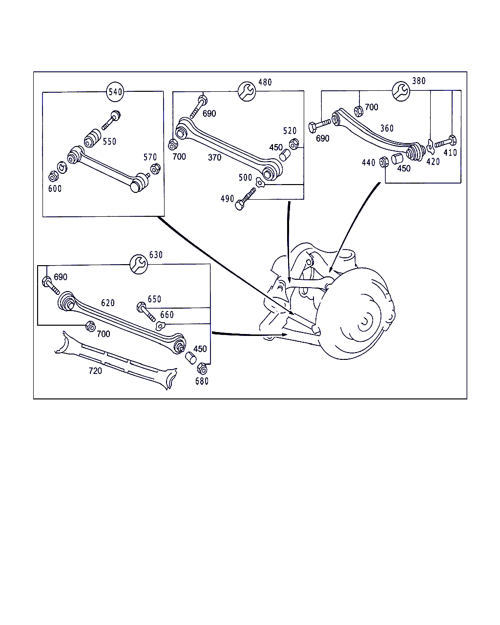 Mercedes-Benz A 210 350 33 06 - Рычаг подвески колеса parts5.com