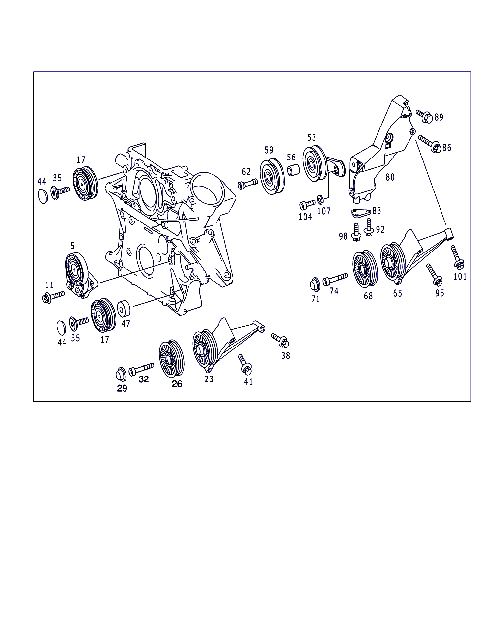 Mercedes-Benz A 611 200 02 70 - Натяжитель, поликлиновый ремень parts5.com