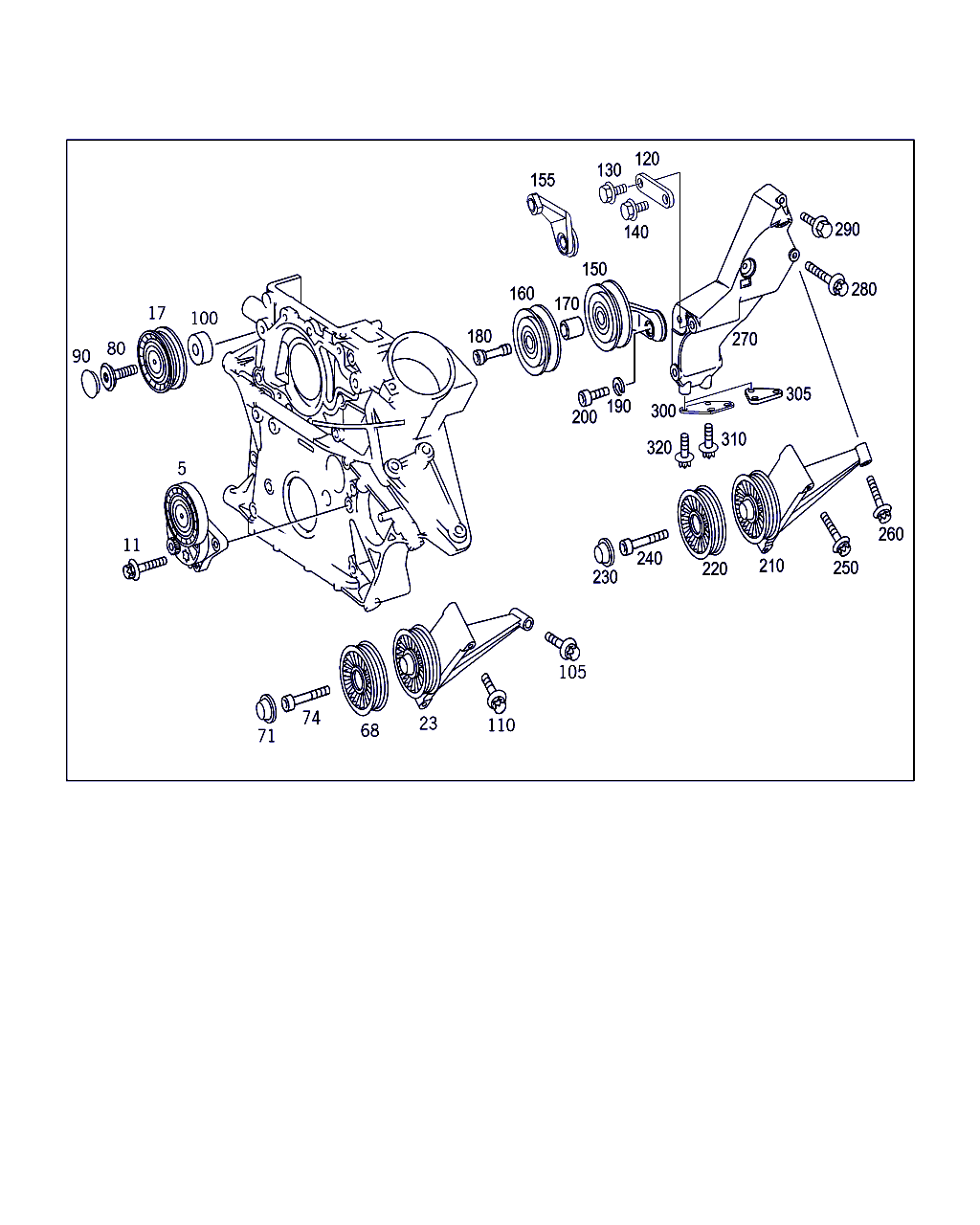 Mercedes-Benz A 000 202 00 19 - Направляющий ролик, поликлиновый ремень parts5.com