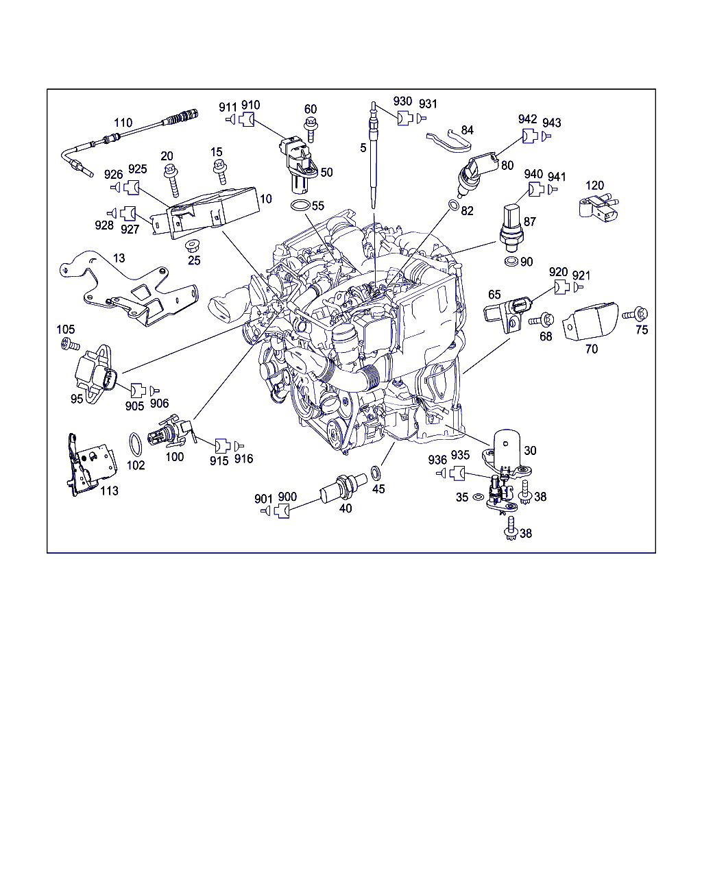 Mercedes-Benz A 642 153 03 79 - Блок управления, реле, система накаливания parts5.com