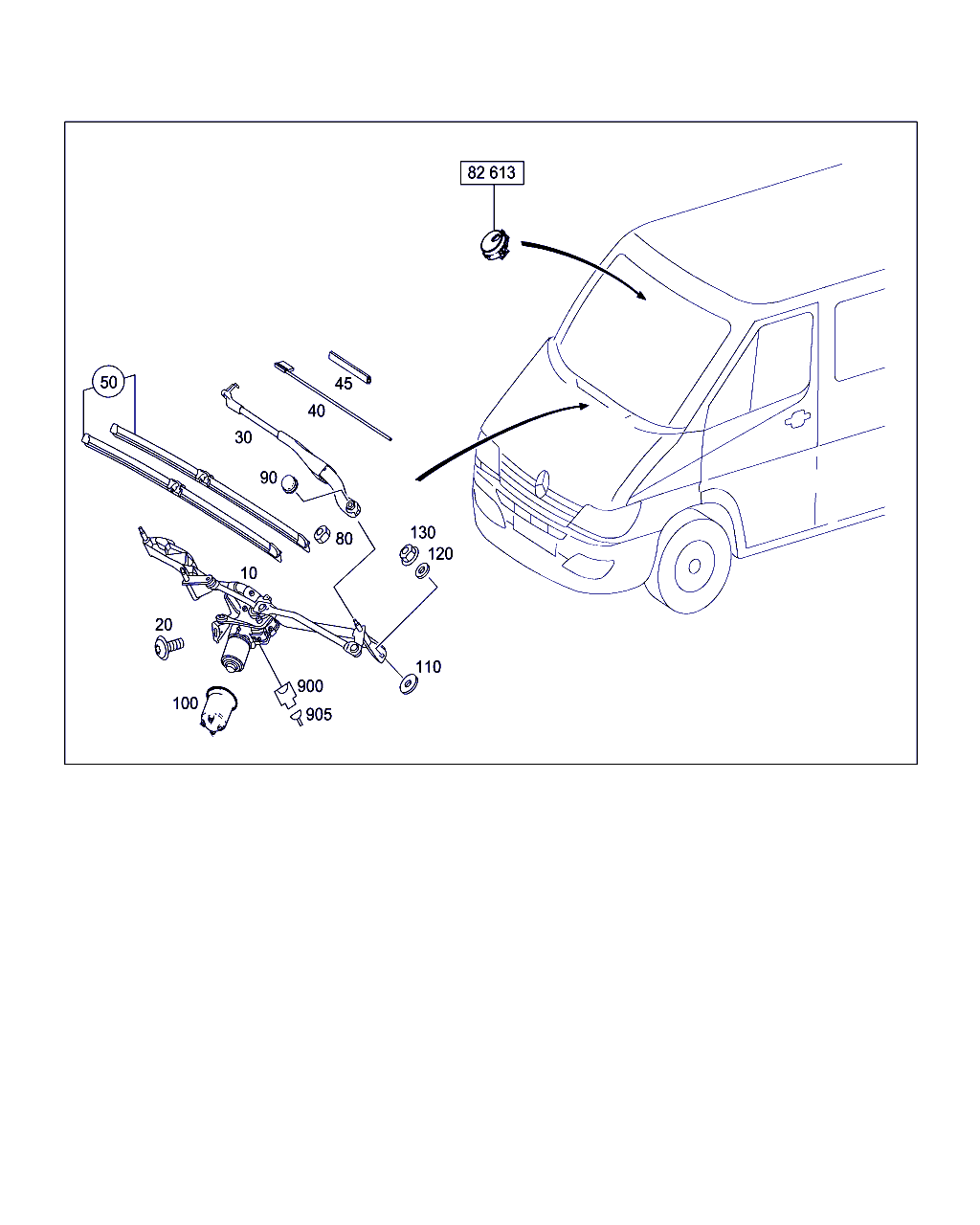 Mercedes-Benz A 001 820 58 44 - Щетка стеклоочистителя parts5.com