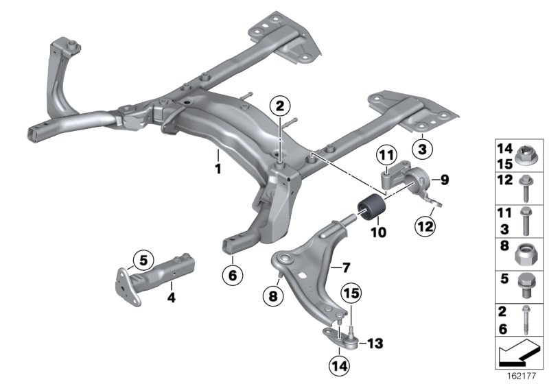 Mini 31 12 6 772 303 - Шаровая опора, несущий / направляющий шарнир parts5.com