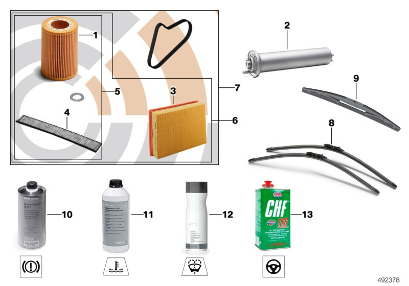 Mini 64319127516 - Фильтр воздуха в салоне parts5.com