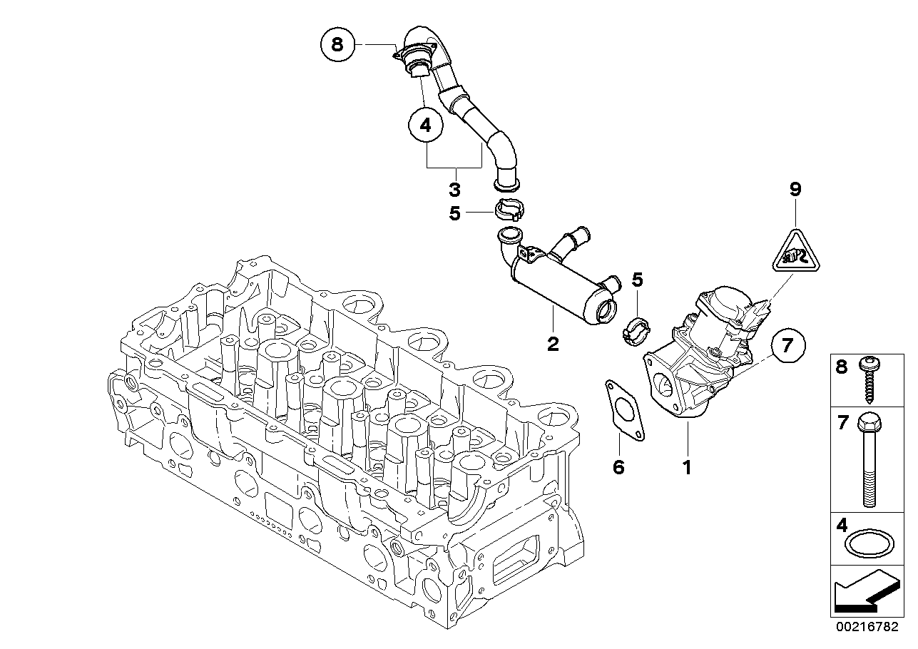 Mini 11 71 7 804 950 - Клапан возврата ОГ parts5.com