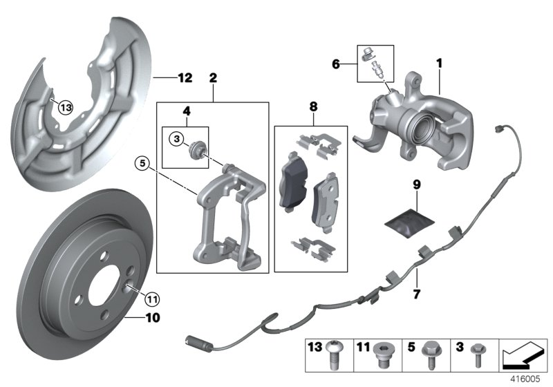 BMW 34216778327 - Тормозные колодки, дисковые, комплект parts5.com