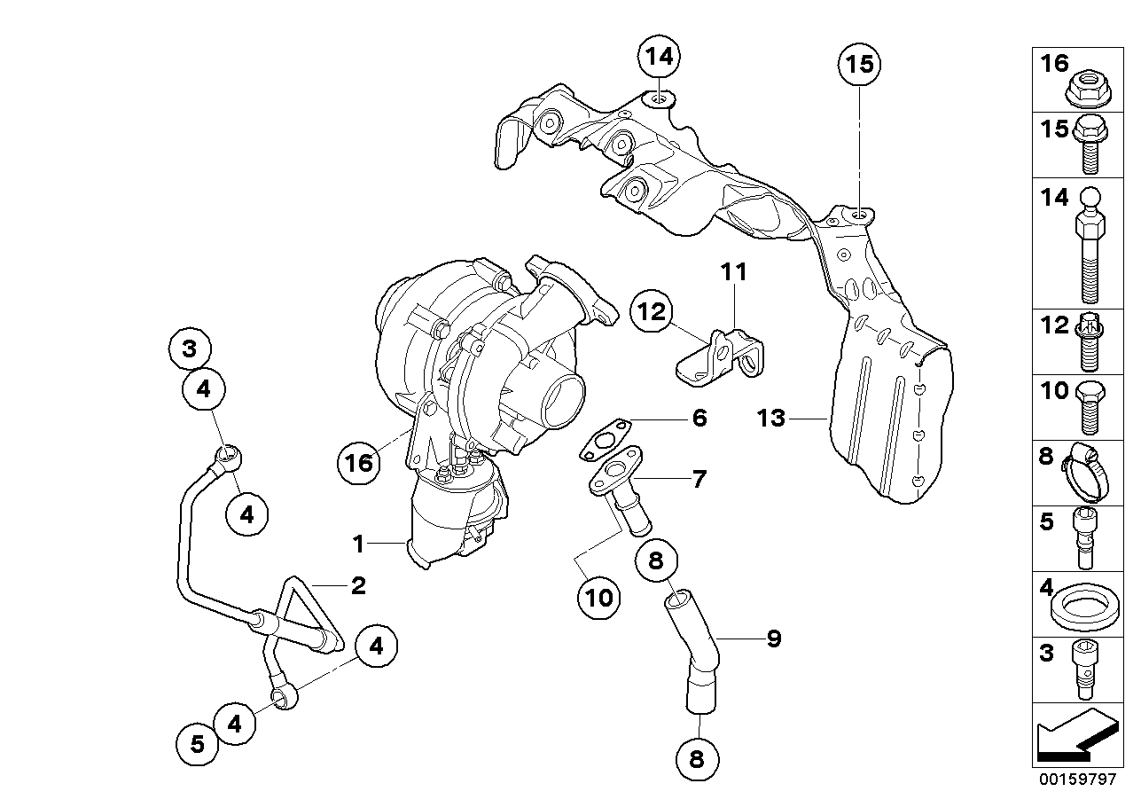 BMW 11657804903 - Турбина, компрессор parts5.com