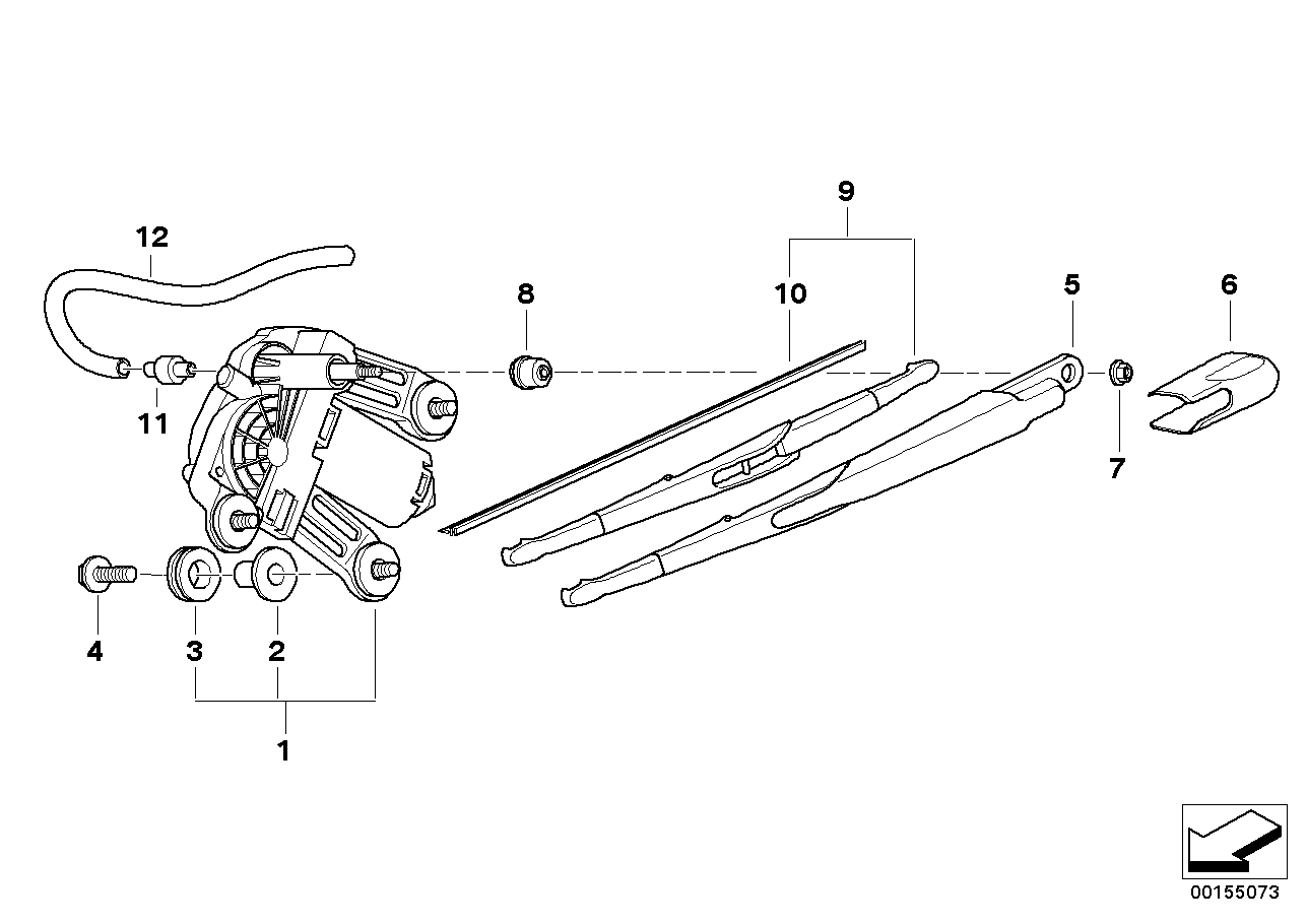 Mini 61 62 7 079 943 - Щетка стеклоочистителя parts5.com