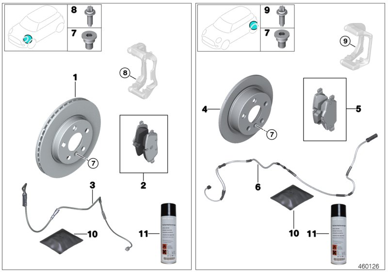 BMW 34 11 6 866 295 - Тормозной диск parts5.com