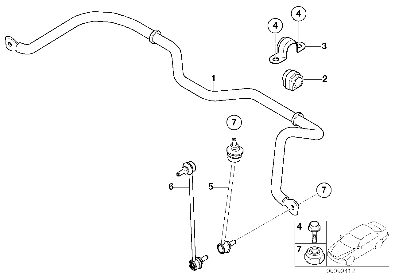 Mini 31 35 6 778 831 - Тяга / стойка, стабилизатор parts5.com