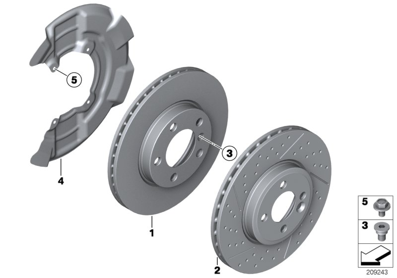 BMW 34 11 6 768 933 - Тормозной диск parts5.com