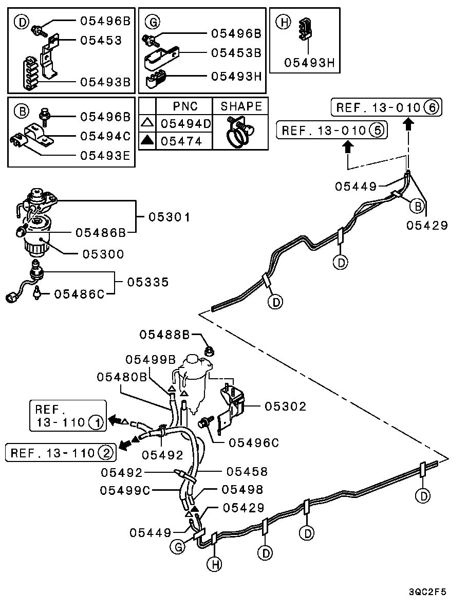 Hyundai MB 220 900 - Топливный фильтр parts5.com