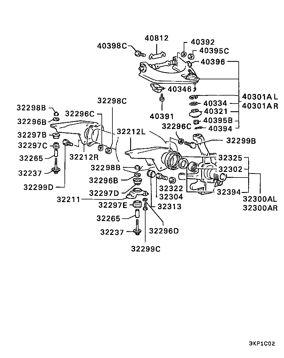 Hyundai MB241156 - Шаровая опора, несущий / направляющий шарнир parts5.com