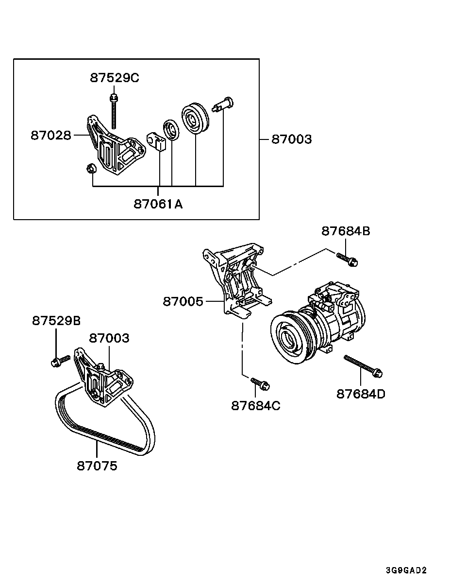 Mitsubishi MB56 8898 - Поликлиновой ремень parts5.com