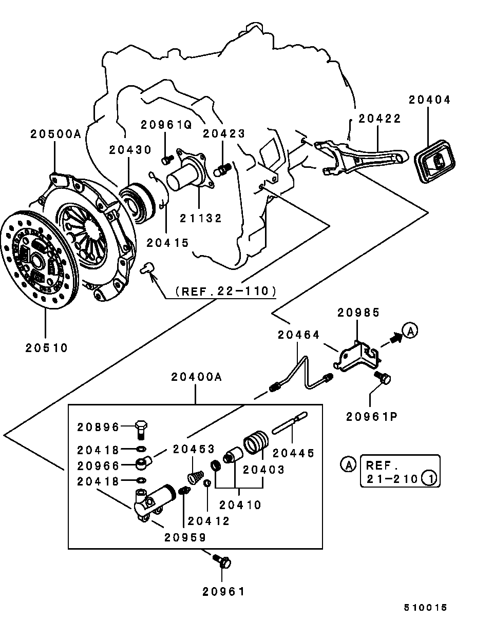 Mitsubishi MD722744 - Clutch Release Bearing parts5.com