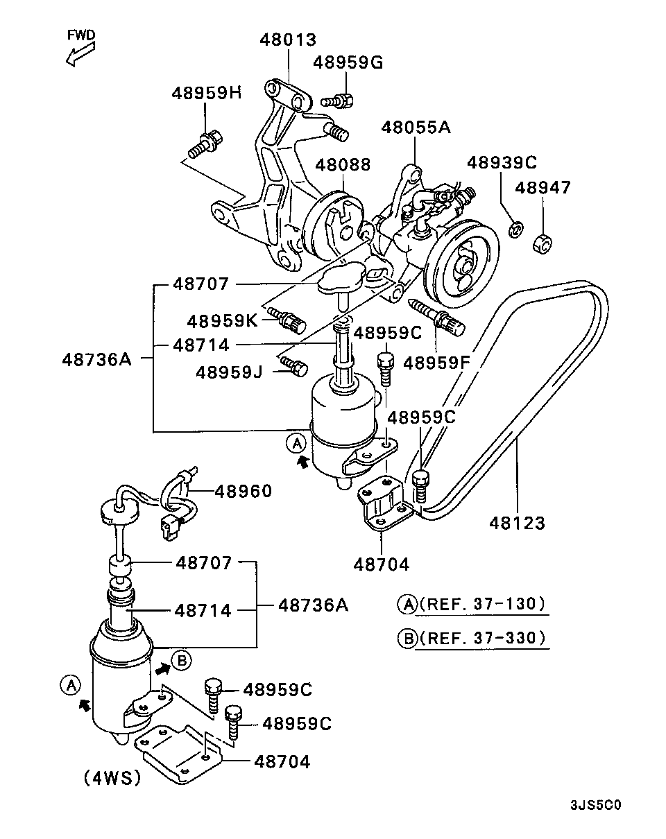 KIA MD172376 - Поликлиновой ремень parts5.com