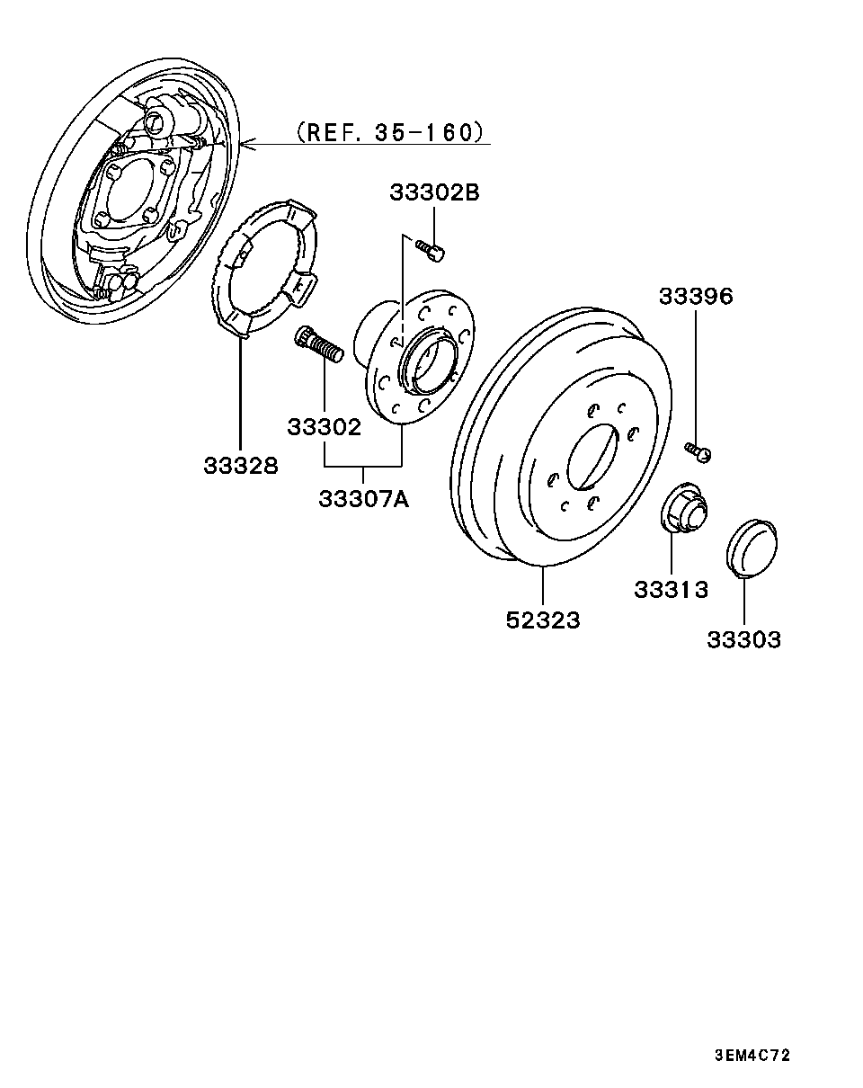 Mitsubishi MB584600 - Комплект подшипника ступицы колеса parts5.com