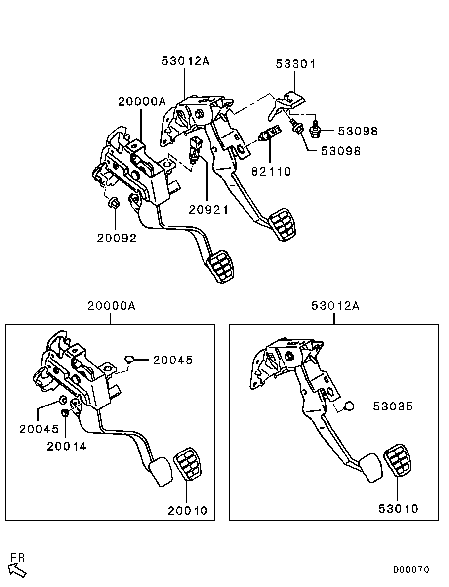 Mitsubishi MR977584 - Выключатель фонаря сигнала торможения parts5.com