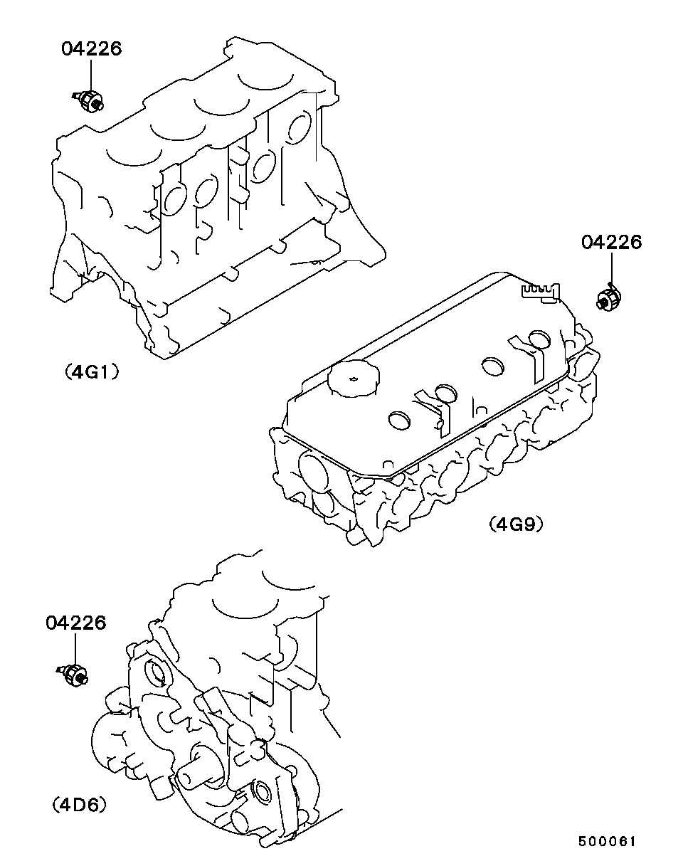 Suzuki MD138993 - Датчик, давление масла parts5.com