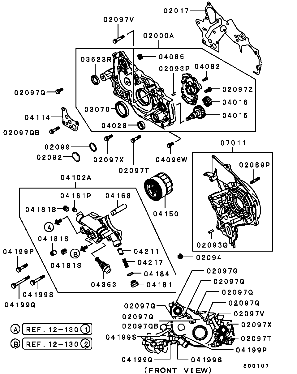 Mitsubishi MD069782 - Масляный фильтр parts5.com