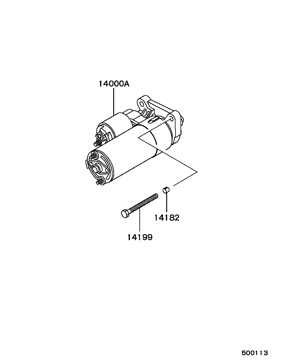 Mitsubishi MD 329260 - Стартер parts5.com