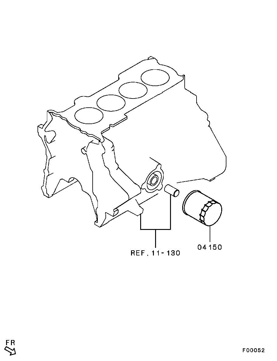 ISUZU MR984204 - Масляный фильтр parts5.com