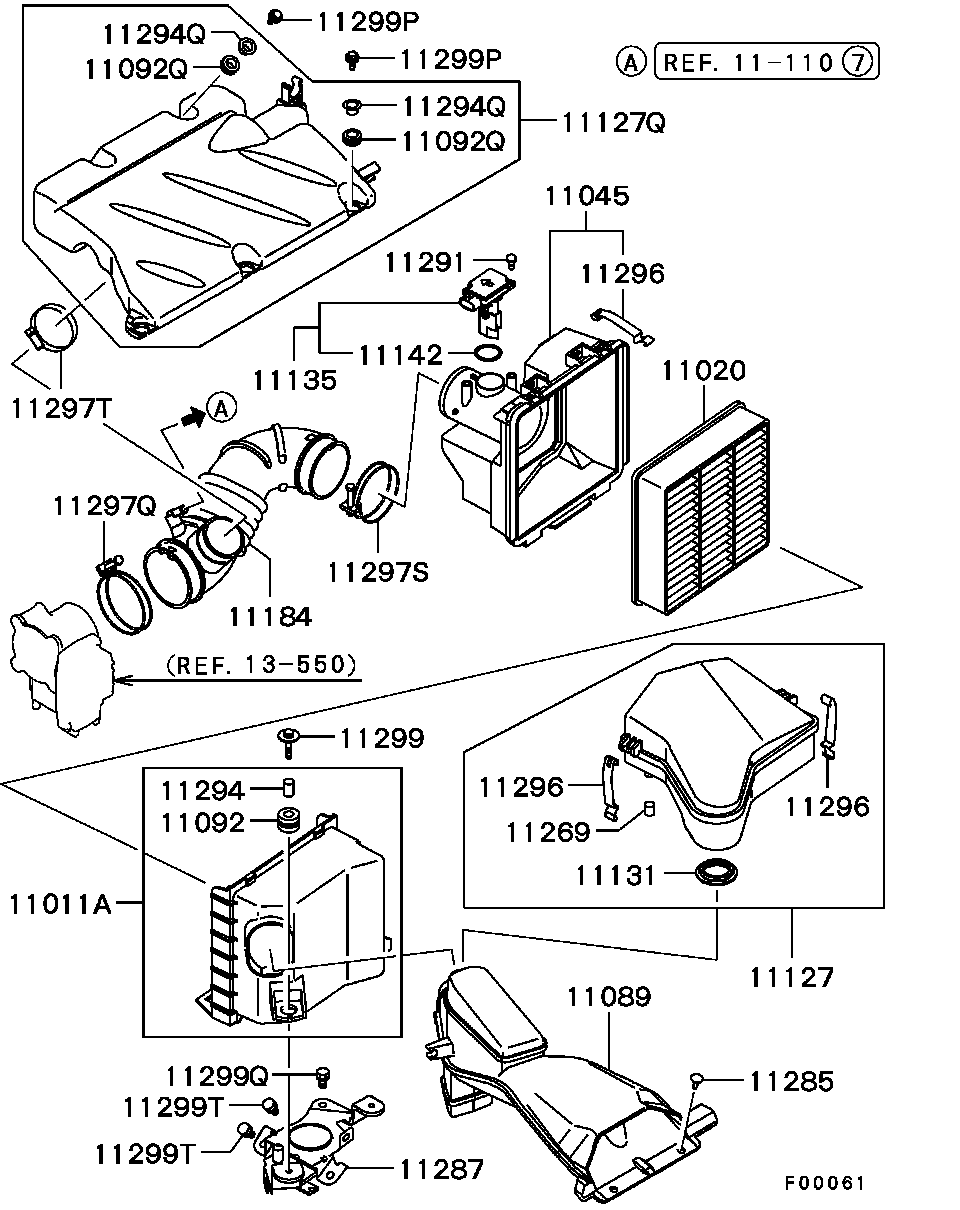 DONGNAN (SOUEAST) MR552951 - Воздушный фильтр parts5.com