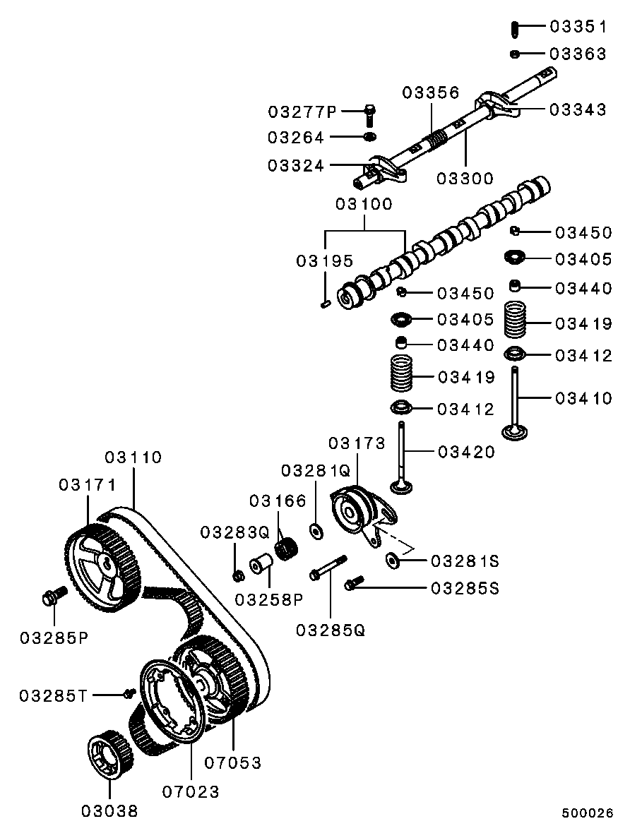 Hyundai MD300470 - Зубчатый ремень ГРМ parts5.com