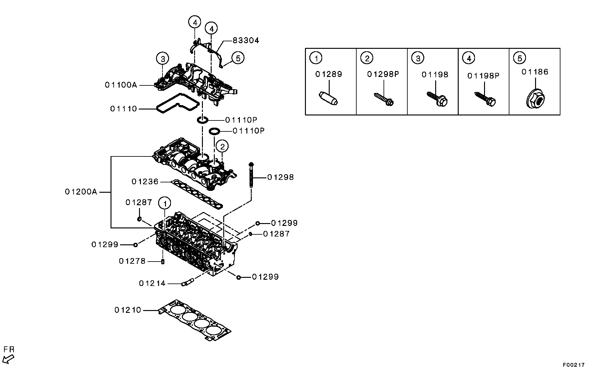 Mitsubishi MN982032 - Прокладка, крышка головки цилиндра parts5.com