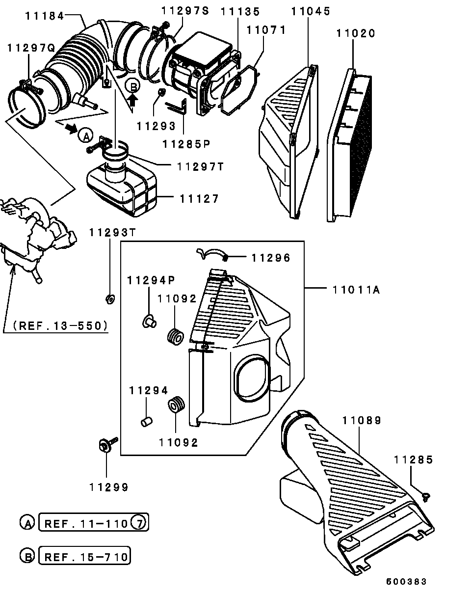 MAZDA MR266849 - Воздушный фильтр parts5.com