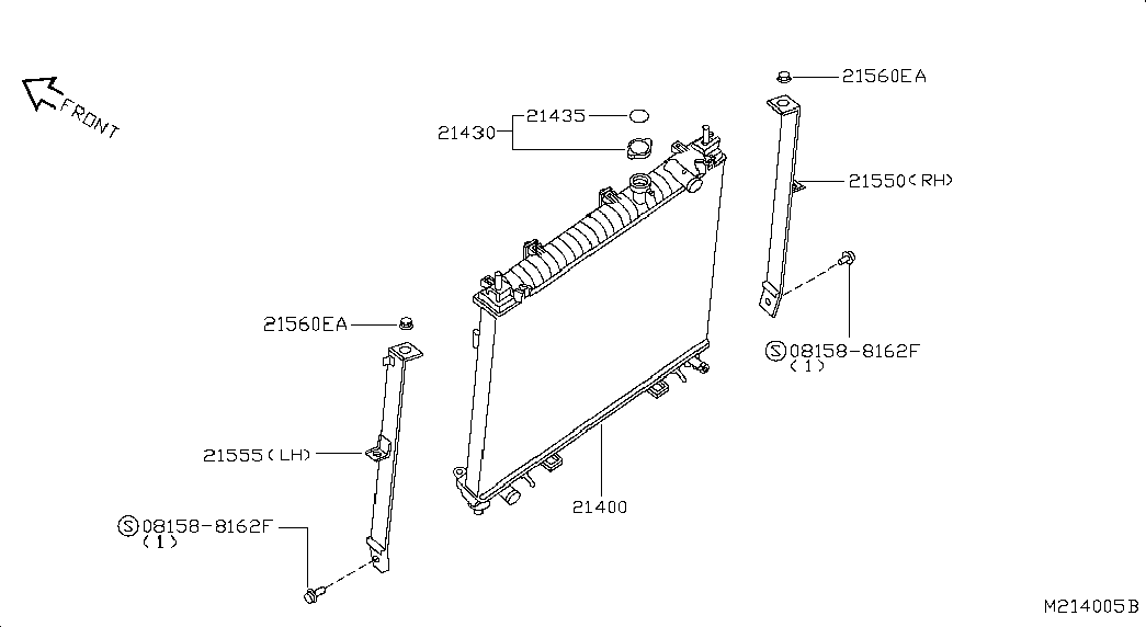 NISSAN 21430-VB310 - Крышка горловины радиатора parts5.com