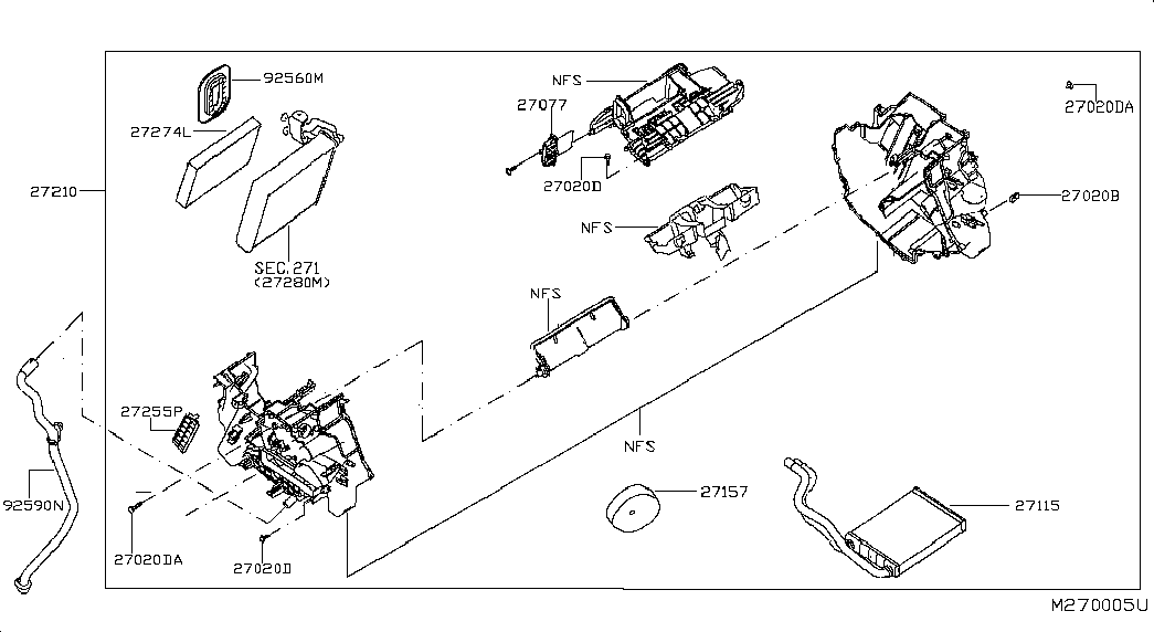 RENAULT 27277-1KA0A - Фильтр воздуха в салоне parts5.com