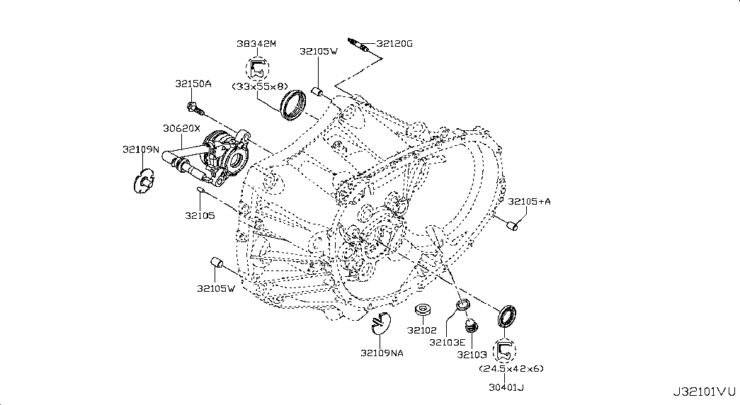 NISSAN 3062000Q1G - Центральный выключатель, система сцепления parts5.com